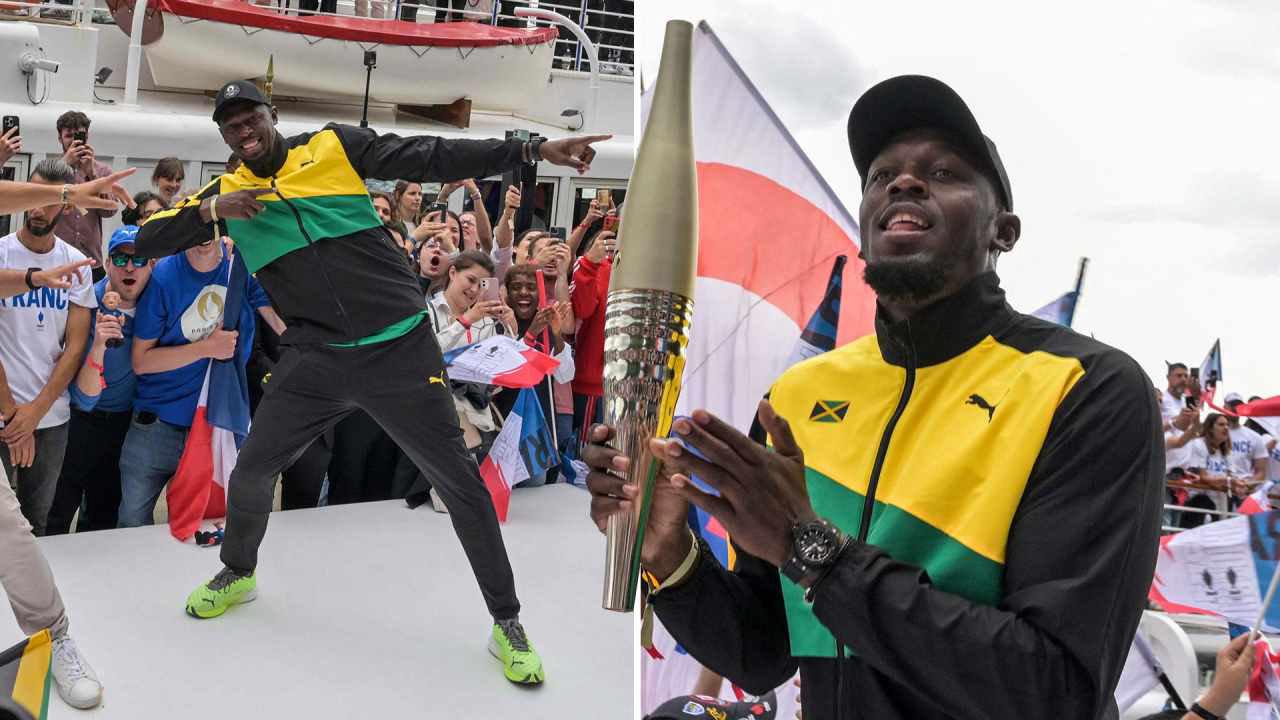 Usain Bolt helps unveil Paris 2024 Olympics torch.. but fans say it’s