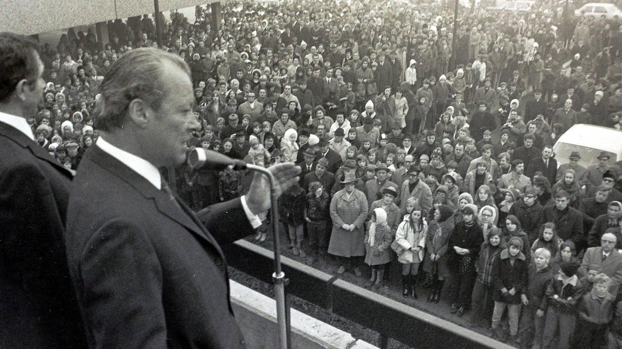 Vor 50 Jahren: Als Willy Brandt die Bergbaustadt Alsdorf besuchte