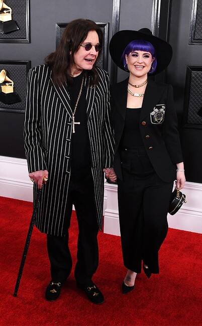 Ozzy Osbourne, Kelly Osbourne, 2020 Grammys, Family, Kid Plus Ones