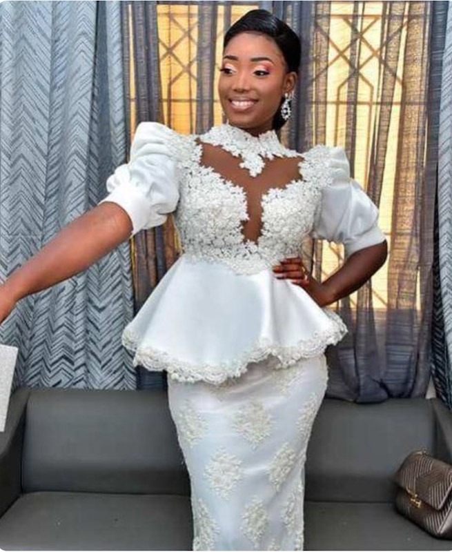 Stunning white lace styles that will make you fall in love with white