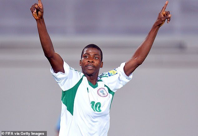 Iheanacho at the u-17 world cup with Nigeria