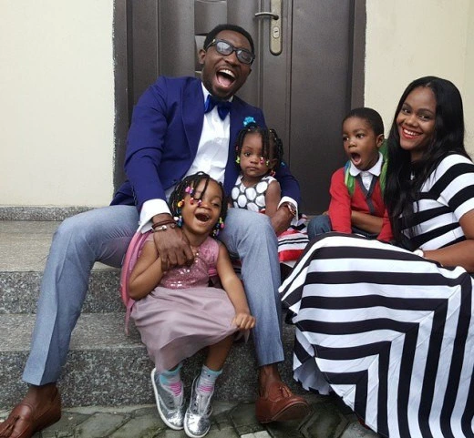 He is married to celebrity photographer, Busola Dakolo and they are blessed with three kids.