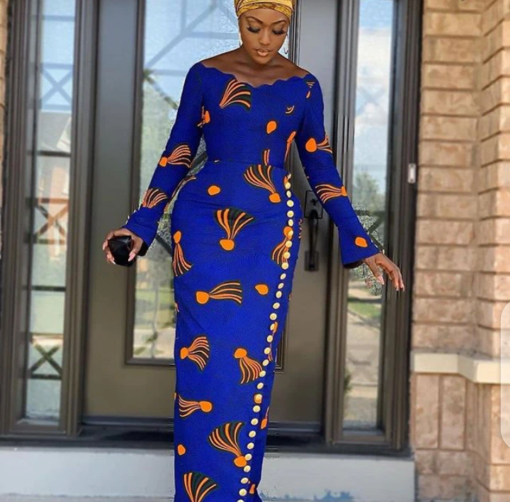 Trendy Ankara Gowns that Will Grab Your Man's Attention