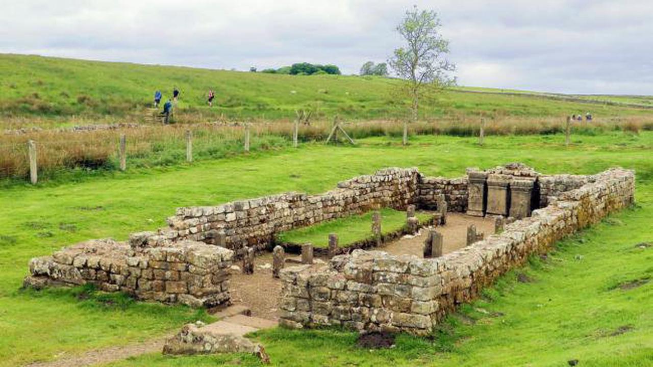 Hadrian's Wall staff explore history of temple ruins