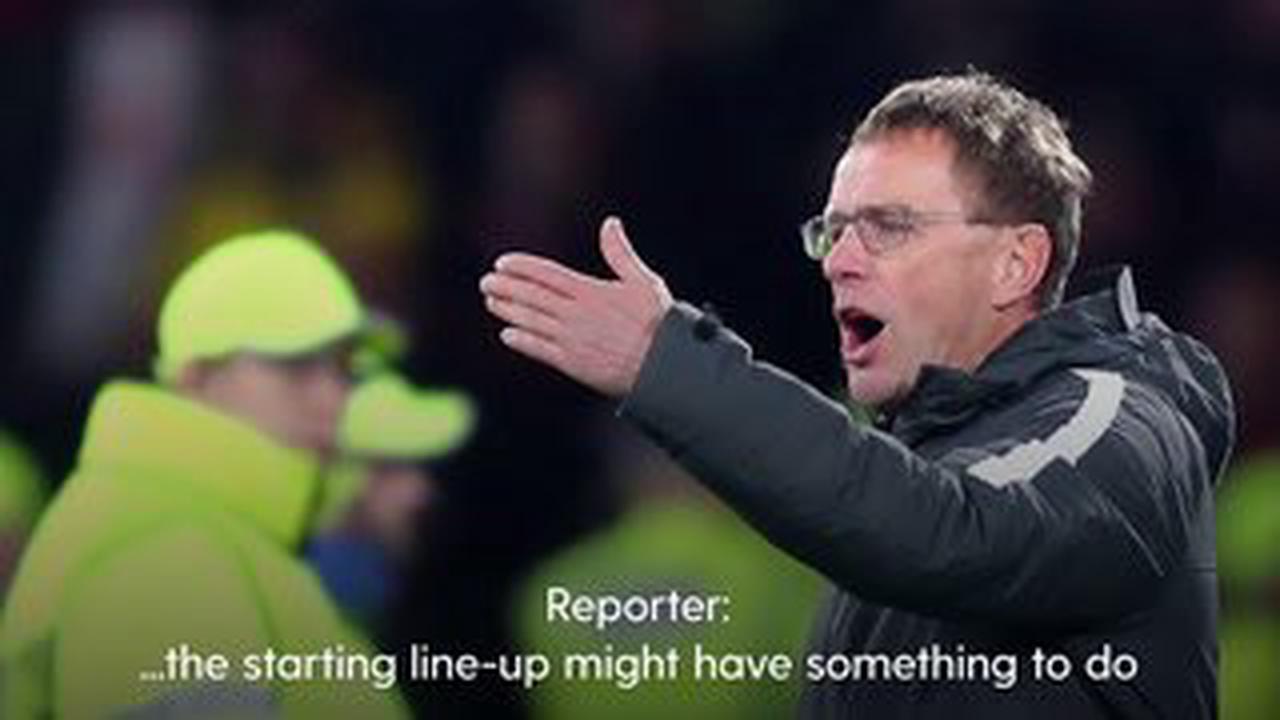 Ralf Rangnick comment made by Southampton boss Ralph Hasenhuttl may worry Man Utd fans