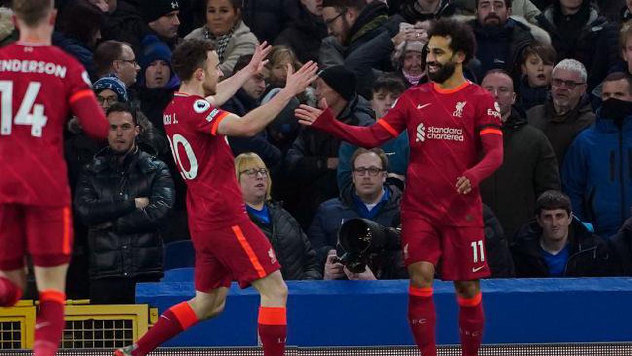 Mohamed Salah nets brace as Liverpool claim record-breaking victory at Everton