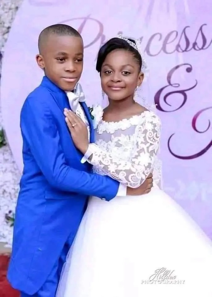 Photos Of 12 Year Old Boy That Marries 10 Year Old Girl In A