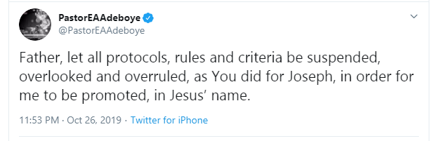 Nigerians tackle Pastor Adeboye over his prayer lindaikejisblog 1