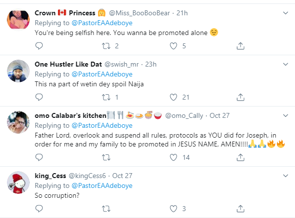 Nigerians tackle Pastor Adeboye over his prayer lindaikejisblog 1