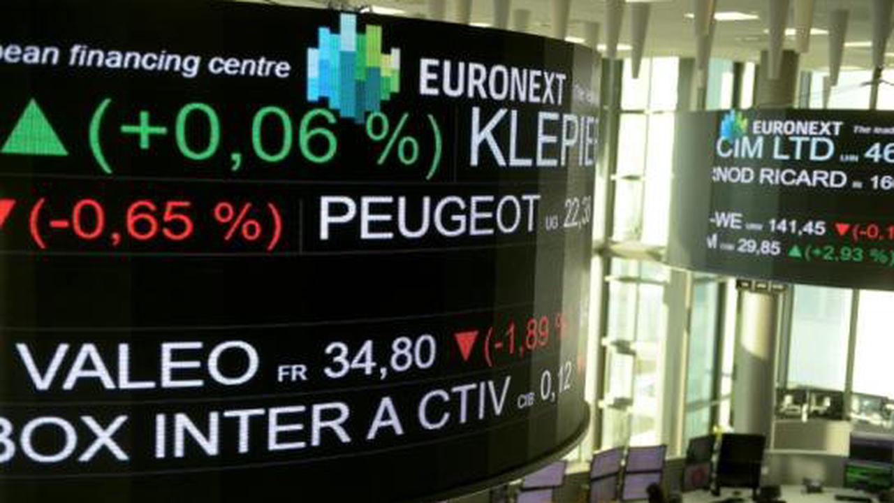 La Bourse de Paris termine en baisse de 0,81%