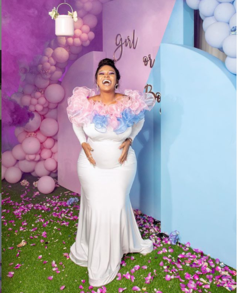 Pregnant Vera Sidika shares photos from her all-white gender reveal party.?