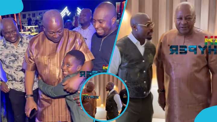 President Mahama Bows to Greet Asake, Nigerians Call Him the Best African President