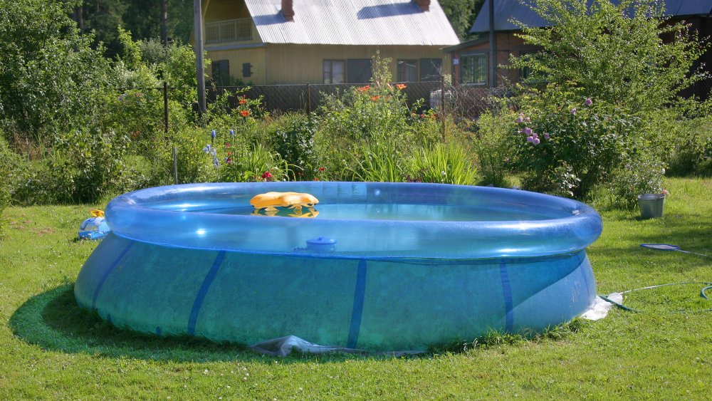 backyard inflatable pool