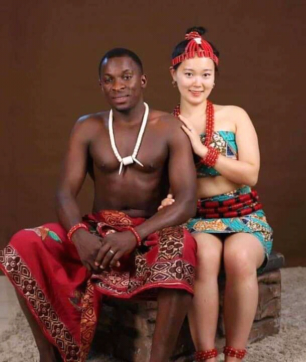 Pre - Wedding Photos of Nigerian Man and His Korean Bride Breaks the Internet