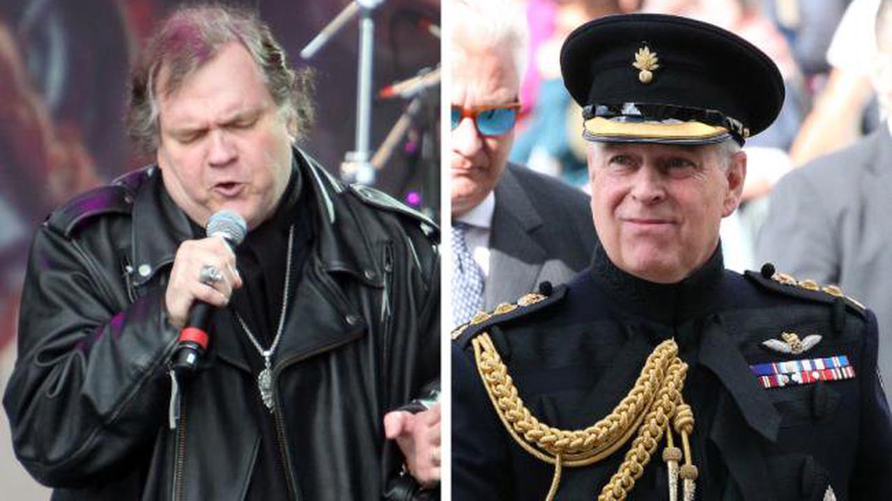 Meatloaf 'had a scuffle with Prince Andrew after the royal got jealous'