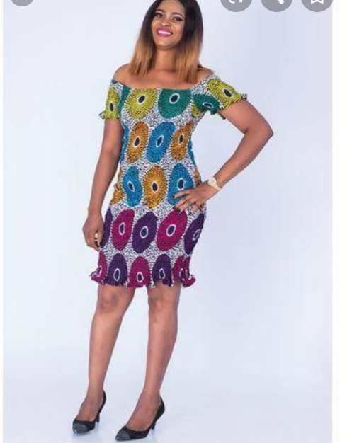 ankara smoky gown