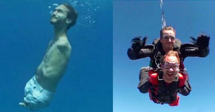 The story of Nick Vujicic, a limbless man who became a best-selling author