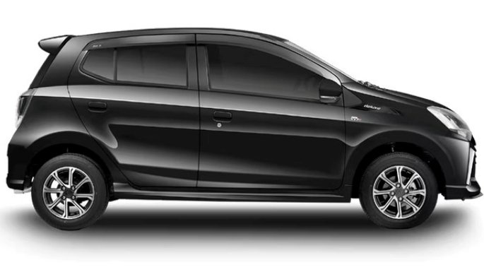 warna mobil ayla hitam