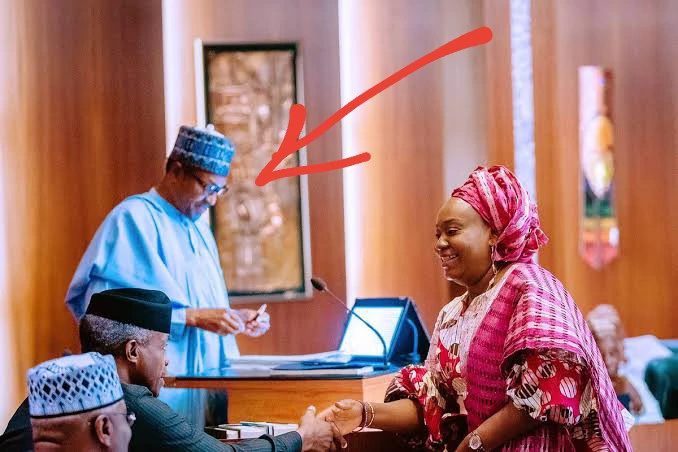 President Buhari adding weight? See recent photos of him that's got Nigerians' attention