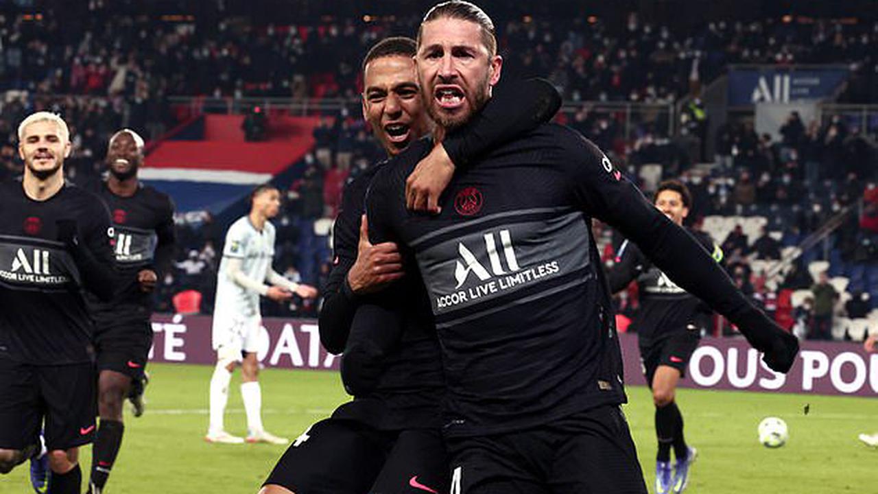 PSG 4-0 Reims: Sergio Ramos scores his first goal for French club and Lionel Messi makes long-awaited return as Ligue 1 leaders remain 11 points clear of second-placed Nice
