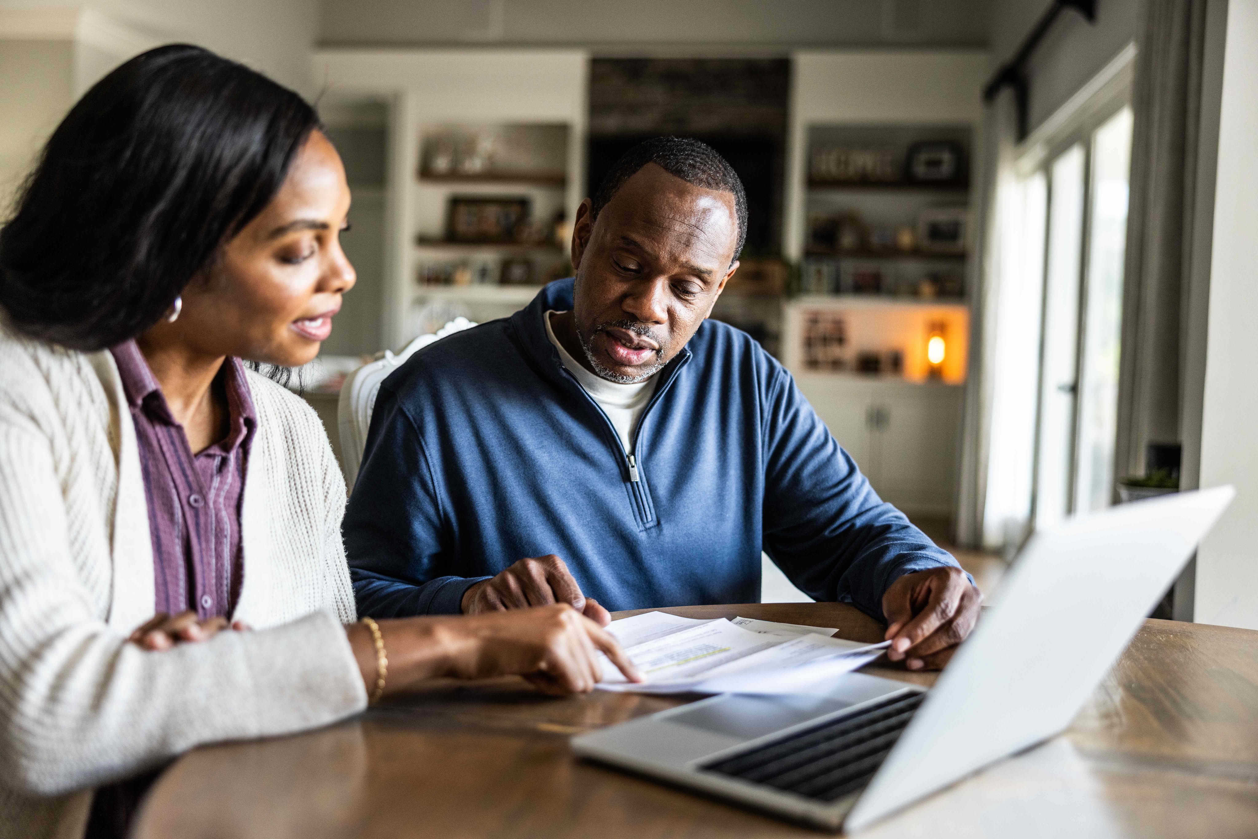 Net worth for families in their late 40s and early 50s becomes more important as retirement nears.Credit: Getty Images / MoMo Productions