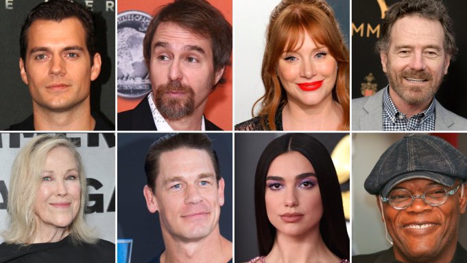 Henry Cavill, Sam Rockwell, Bryce Dallas Howard, Bryan Cranston, Dua