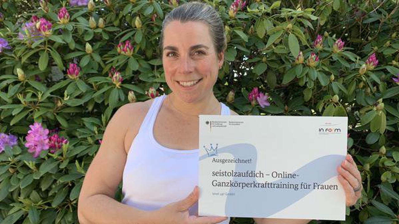 Fitnesstrainerin Imke Krüger aus Bad Zwischenahn: Ihr Fitnessprogramm soll Bewegung nach Lockdown bringen