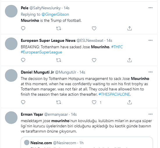  Football fans react to Jose Mourinho