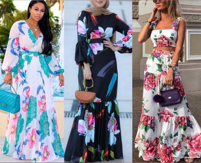 latest chiffon style