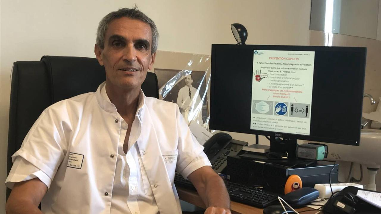 Covid-19 et variole du singe: "il ne faut pas relâcher les efforts", estime le Pr Carles, chef du service infectiologie du CHU de Nice