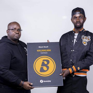 Black Sherif becomes the first Ghanaian artiste to receive Boomplay Golden Plaque 100m Streams