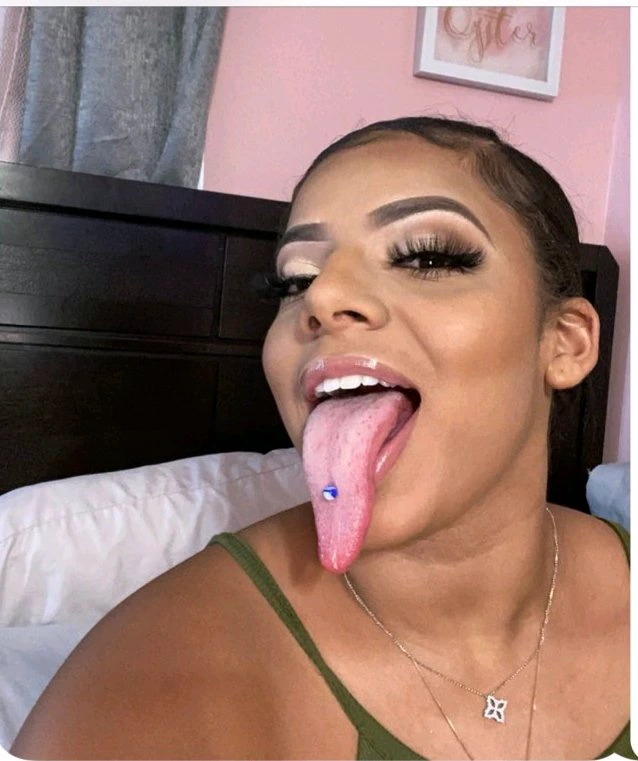 See The Tongue Of A 22 Years Old Jamaican Lady That Is Causing A Stir Up On  Social Media(Pics) - Opera News