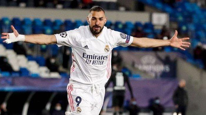 Selebrasi Karim Benzema. Real Madrid Comeback Taklukkan PSG 3-1
