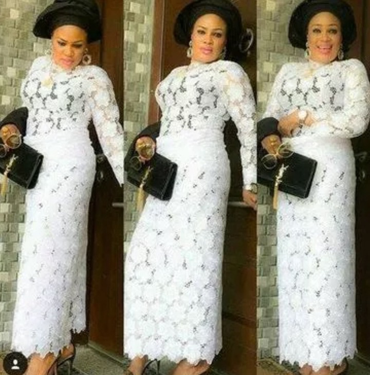 simple white lace styles