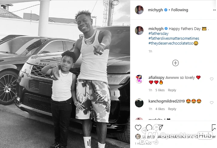 Michy posts photo of Shatta Wale for the first time after their ...
