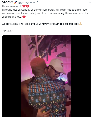 Celebrities mourn?reality star Rico Swavey following his death after car accident 