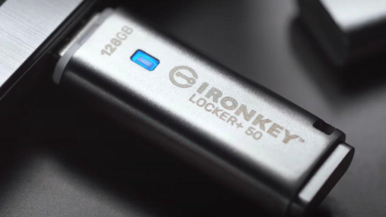 Kingston IronKey Locker+ 50: Verschlüsselter USB-Stick mit Cloud-Backup