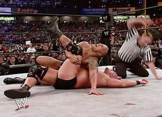 The Rock and Stone Cold shared a moment after WrestleMania 19