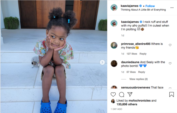 What S On Your Shady Mind Gabrielle Union And Dwyane Wade S Daughter Kaavia James Latest Image Has Fans Convinced She S Plotting Something Big Opera News