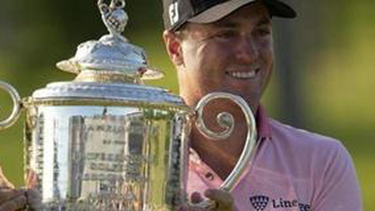 Golf : PGA Championship: Thomas triumphiert nach Aufholjagd