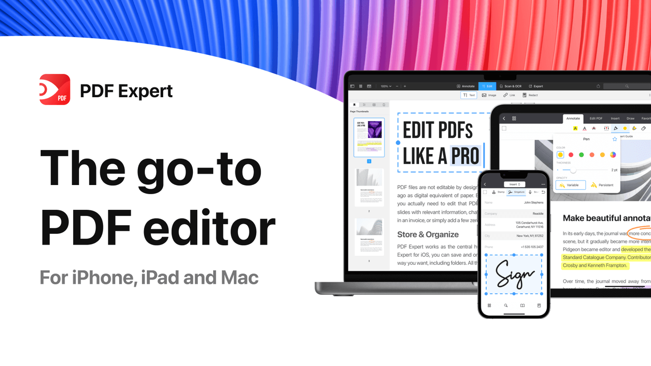 PDF Expert von Readdle: Überarbeitete Version für den Mac ist da