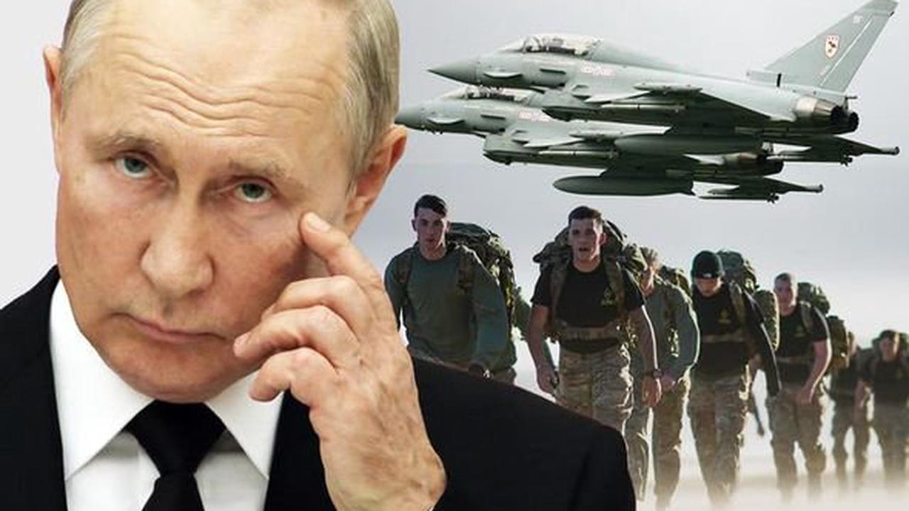 'British are unstoppable!' Army and RAF dispatched to see off Russia threat – Putin braced