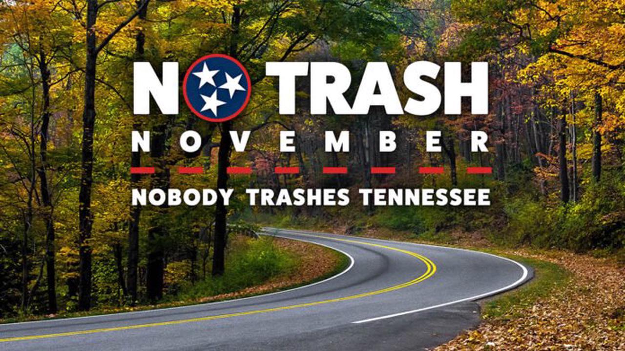 During No Trash November 46,067 pounds of litter was removed from Tennessee Roadways