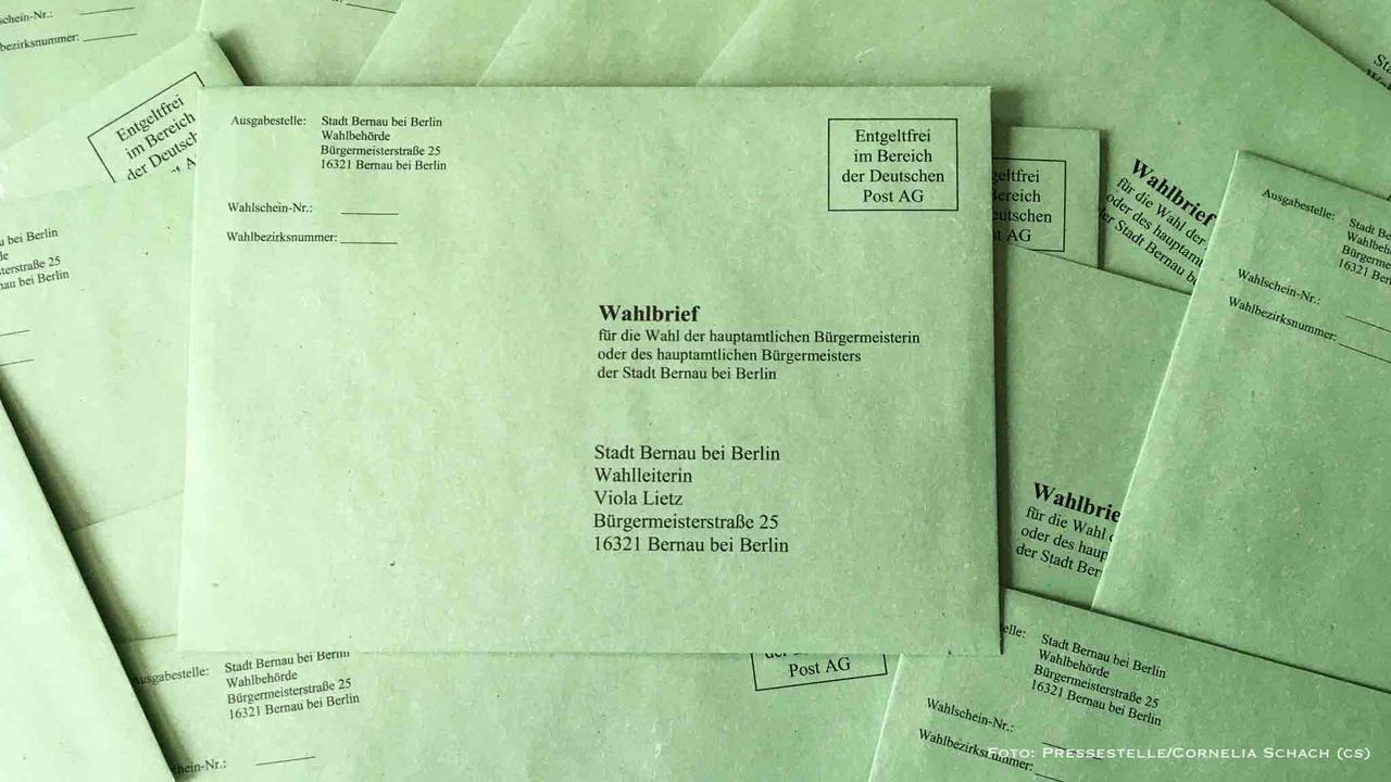 Bürgermeisterwahl Bernau: Briefwahllokal im Neuen Rathaus geöffnet