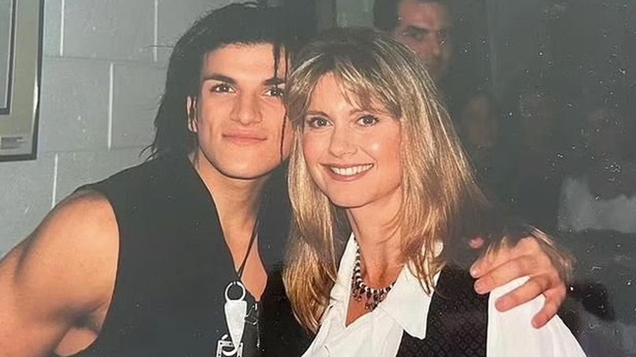 Peter Andre shares rare snap with 'kind' Olivia Newton-John in heartwarming tribute