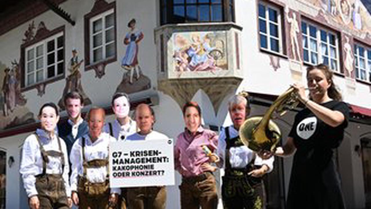 Garmisch-Partenkirchen: Kundgebung gegen G7 bislang friedlich