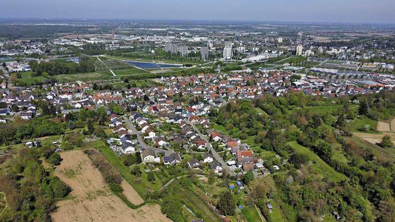 Ein Blick auf den Lahrer Stadtteil Mietersheim