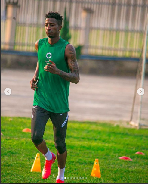 Photos from Super Eagles second training session ahead of AFCON.