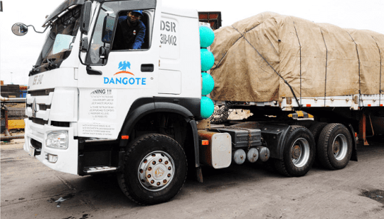 A Dangote Truck [Not the one involved in the alleged accidents] 