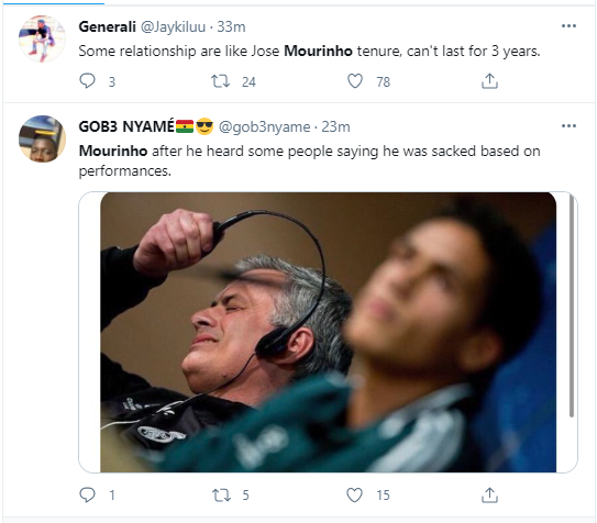  Football fans react to Jose Mourinho